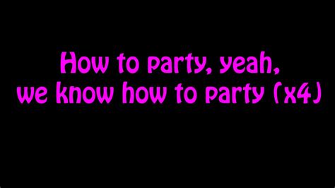 Where the party lyrics - 'Cause we ain't gonna party Like the last day of war! Funking it up Until the early morn Now that's what ____ So pop the popcorn My old school homies Are just getting warm!
